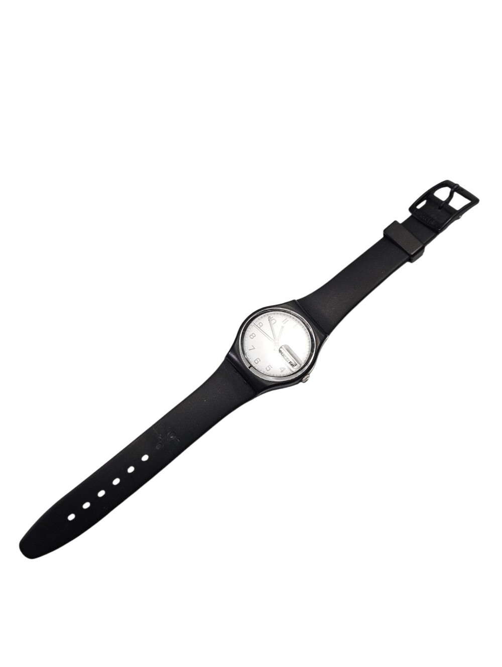 Swatch Once Again GB743 Day Date Watch